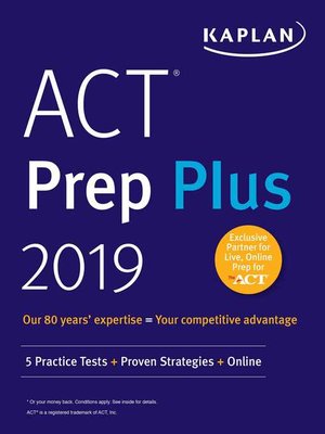 cover image of ACT Prep Plus 2019
